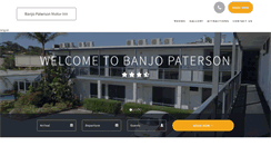 Desktop Screenshot of banjopatersonmotorinn.com.au